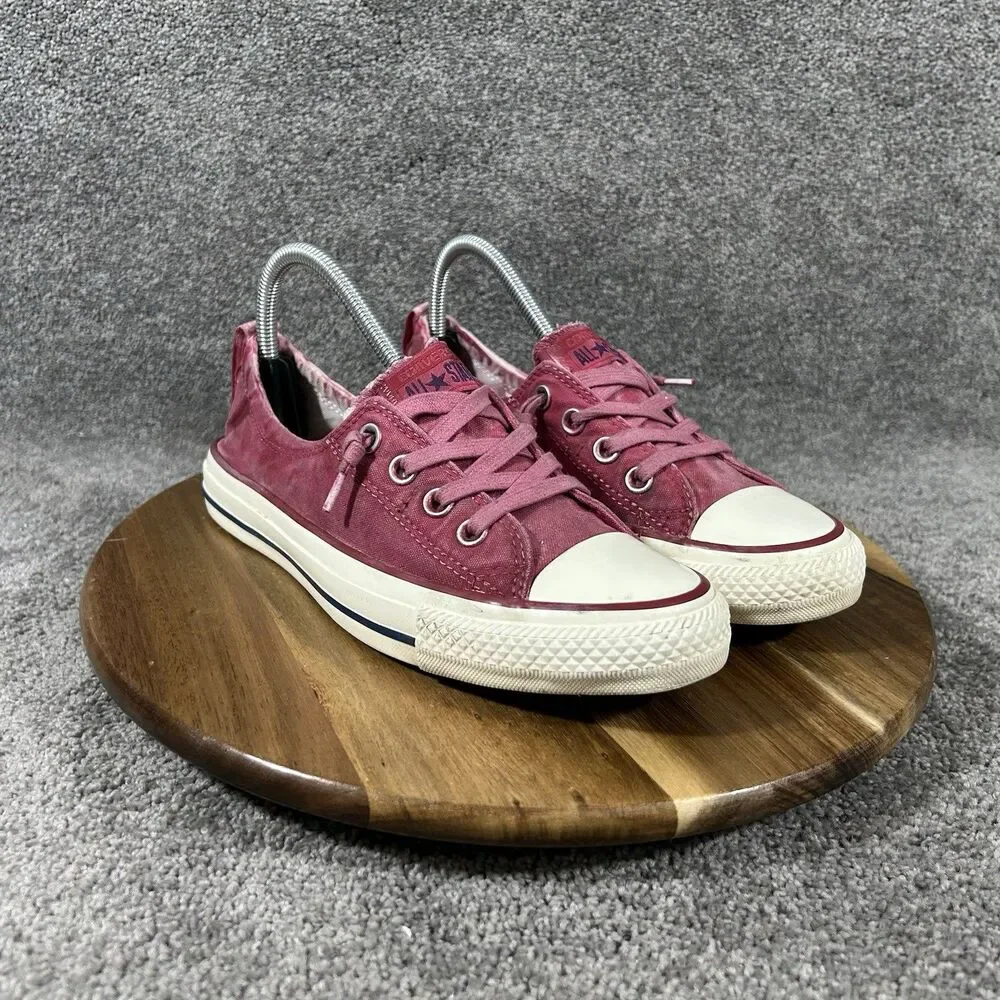 Converse Chuck Taylor All Star Shoreline Women’s Size 8 Berry Pink Shoes Used